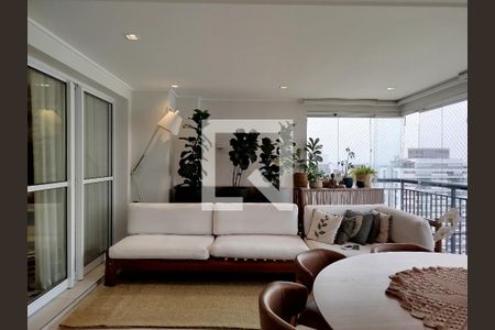 Varanda Gourmet de apartamento à venda com 3 quartos, 123m² em Parque São Jorge, São Paulo