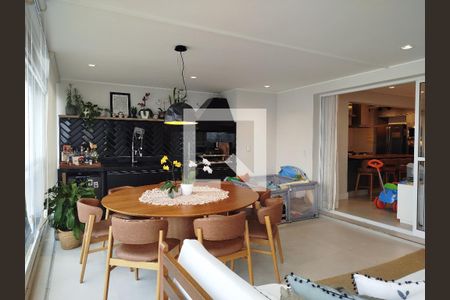 Varanda gourmet de apartamento à venda com 3 quartos, 123m² em Parque São Jorge, São Paulo