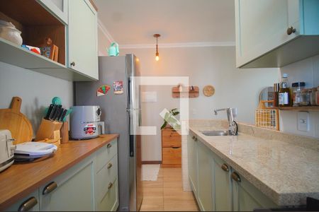 Cozinha de apartamento à venda com 2 quartos, 57m² em Pátria Nova, Novo Hamburgo
