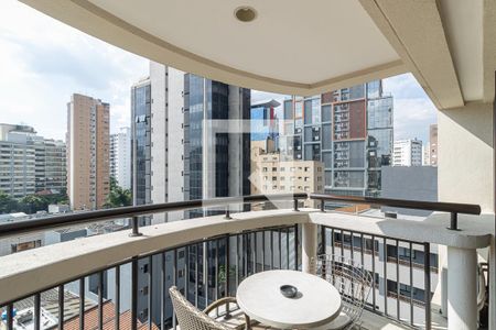 Varanda de apartamento à venda com 1 quarto, 36m² em Itaim Bibi, São Paulo