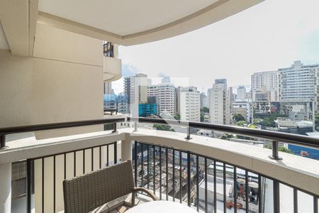 Varanda de apartamento à venda com 1 quarto, 36m² em Itaim Bibi, São Paulo