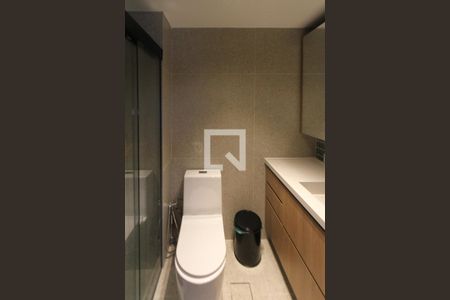 Banheiro da Suite de apartamento à venda com 1 quarto, 89m² em Vila Independencia, São Paulo