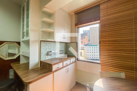 Sala/Quarto de apartamento para alugar com 1 quarto, 33m² em Liberdade, São Paulo