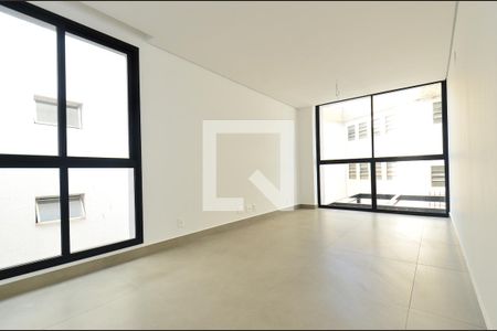 Sala de Estar de apartamento à venda com 2 quartos, 76m² em Serra, Belo Horizonte