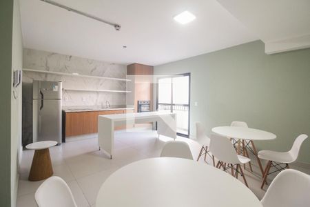 Condomínio - Salão Gourmet de kitnet/studio à venda com 1 quarto, 95m² em Chácara Seis de Outubro, São Paulo