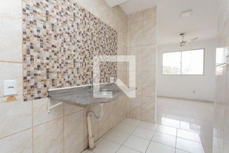 Cozinha de apartamento à venda com 2 quartos, 46m² em Jardim Dona Leopoldina, Porto Alegre