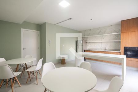 Condomínio - Salão Gourmet de kitnet/studio à venda com 1 quarto, 85m² em Chácara Seis de Outubro, São Paulo