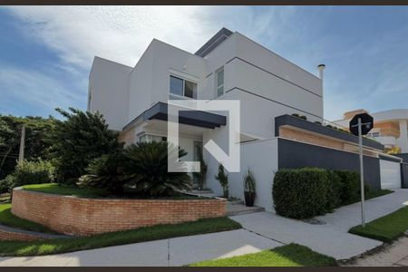 Fachada de casa de condomínio à venda com 4 quartos, 402m² em Swiss Park, Campinas