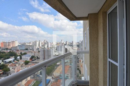Varanda da Sala de apartamento à venda com 3 quartos, 82m² em Parque das Nações, Santo André