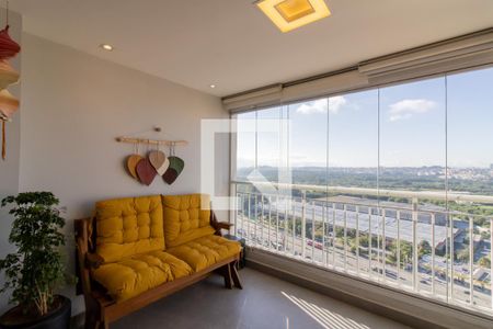 Varanda Gourmet de apartamento à venda com 2 quartos, 73m² em Vila Antonieta, Guarulhos