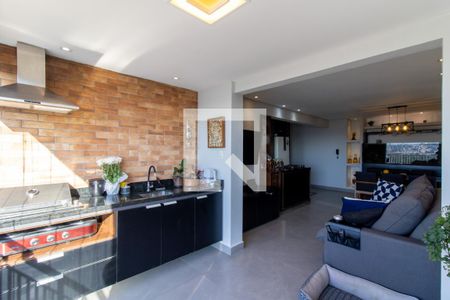 Varanda Gourmet de apartamento à venda com 2 quartos, 73m² em Vila Antonieta, Guarulhos