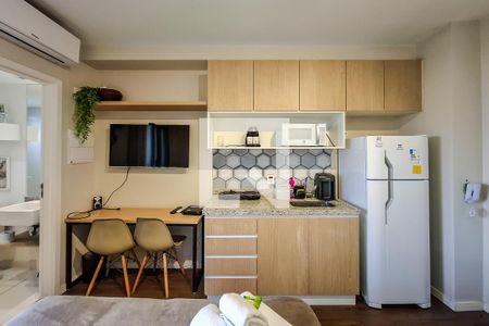 Cozinha de kitnet/studio à venda com 1 quarto, 22m² em Vila Mariana, São Paulo