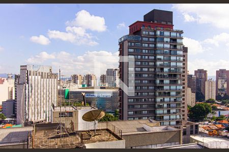 Vista da Varanda de kitnet/studio à venda com 1 quarto, 25m² em Perdizes, São Paulo