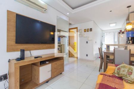 Sala de casa de condomínio para alugar com 2 quartos, 55m² em Olaria, Canoas