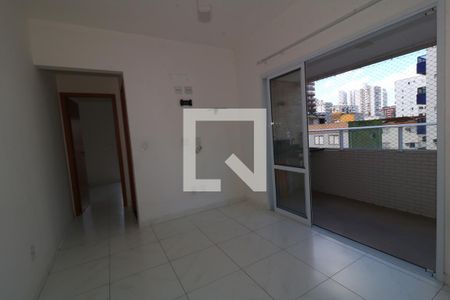Sala de apartamento para alugar com 1 quarto, 46m² em Guilhermina, Praia Grande