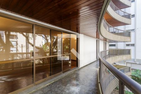 Varanda de apartamento para alugar com 3 quartos, 154m² em Vila Nova Conceição, São Paulo