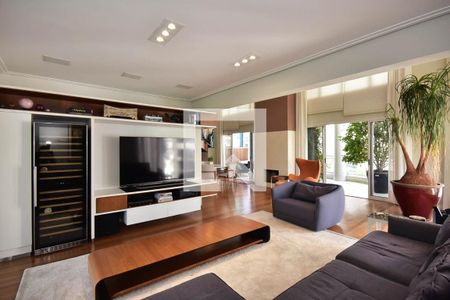 Sala de Tv de apartamento à venda com 3 quartos, 210m² em Jardim Fonte do Morumbi, São Paulo
