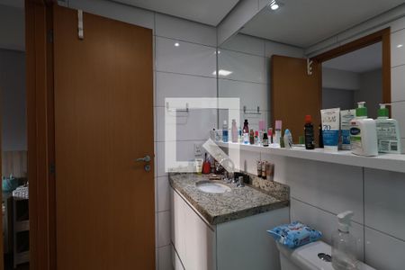 Banheiro da Suíte de apartamento à venda com 2 quartos, 76m² em Centro, Santo André