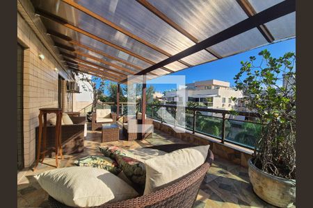 Varanda de apartamento à venda com 3 quartos, 257m² em Recreio dos Bandeirantes, Rio de Janeiro