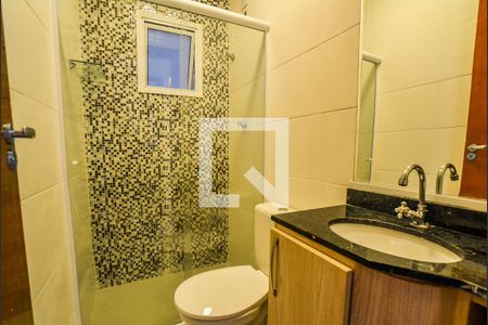 Banheiro de apartamento à venda com 2 quartos, 70m² em Vila Vitória, Santo André