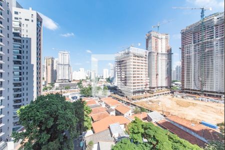 Varanda - Vista de kitnet/studio à venda com 1 quarto, 26m² em Jardim das Acacias, São Paulo