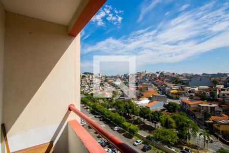 Varanda da sala de apartamento para alugar com 3 quartos, 69m² em Jardim do Estádio, Santo André