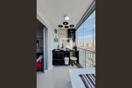 Varanda da Sala de apartamento para alugar com 1 quarto, 34m² em Mooca, São Paulo