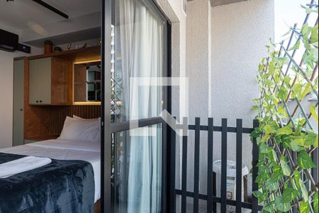 Varanda  de kitnet/studio à venda com 1 quarto, 19m² em Bela Vista, São Paulo