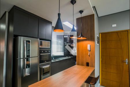 Cozinha de apartamento à venda com 2 quartos, 140m² em Vila Assunção, Santo André