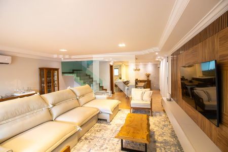 Sala de casa de condomínio à venda com 4 quartos, 356m² em Recreio dos Bandeirantes, Rio de Janeiro