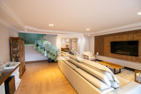 Sala de casa de condomínio à venda com 4 quartos, 356m² em Recreio dos Bandeirantes, Rio de Janeiro