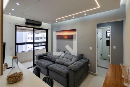 Sala de apartamento para alugar com 1 quarto, 45m² em Vilamar, Praia Grande