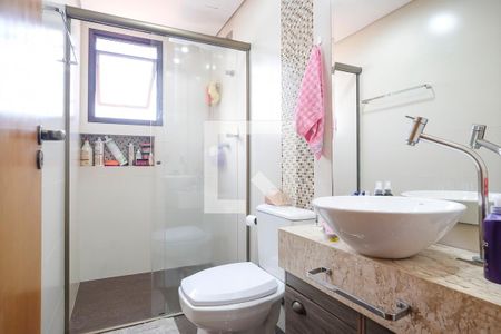 Banheiro Social de apartamento à venda com 3 quartos, 110m² em Santa Maria, São Caetano do Sul