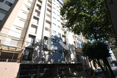 Fachada do bloco de kitnet/studio à venda com 1 quarto, 30m² em Centro, Campinas