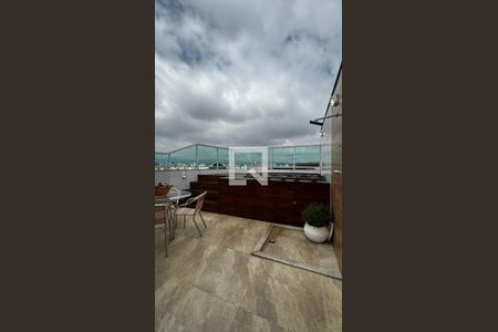 terraço de apartamento à venda com 4 quartos, 160m² em Palmares, Belo Horizonte
