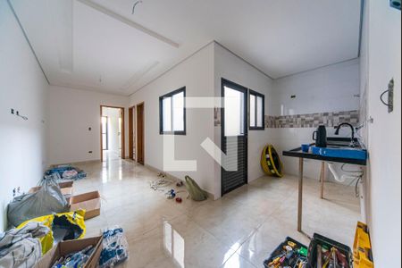 Sala de apartamento à venda com 2 quartos, 60m² em Silveira, Santo André