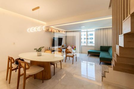 Sala de apartamento à venda com 3 quartos, 200m² em Tijuca, Rio de Janeiro