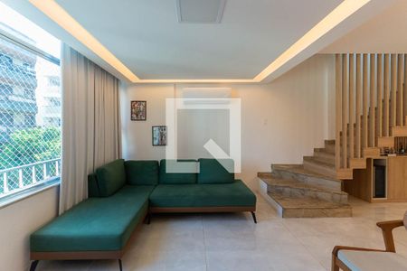 Sala de apartamento à venda com 3 quartos, 200m² em Tijuca, Rio de Janeiro