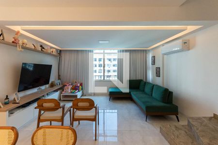 Sala de apartamento à venda com 3 quartos, 200m² em Tijuca, Rio de Janeiro