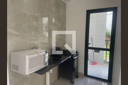Cozinha de apartamento para alugar com 2 quartos, 44m² em Residencial Parque da Fazenda, Campinas