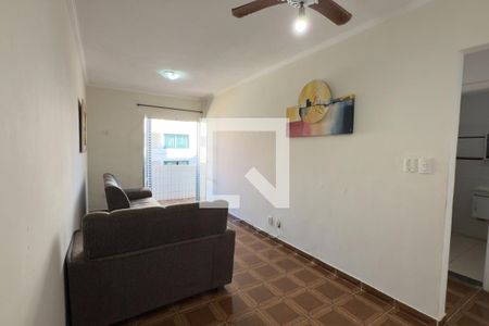 Sala de apartamento para alugar com 1 quarto, 50m² em Tupi, Praia Grande