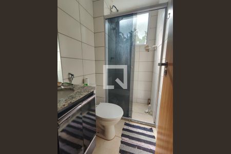 Banheiro de apartamento para alugar com 2 quartos, 43m² em Chacaras Reunidas Santa Terezinha, Contagem