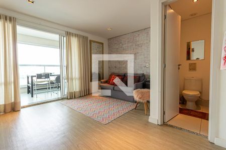 Sala de apartamento para alugar com 1 quarto, 43m² em Campo Belo, São Paulo