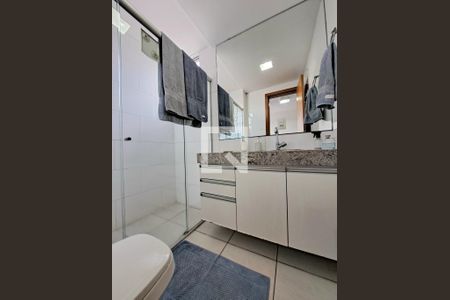 Banheiro da Suíte de apartamento à venda com 3 quartos, 127m² em Buritis, Belo Horizonte
