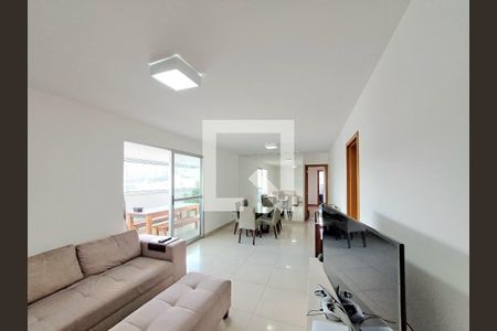 Sala de apartamento à venda com 3 quartos, 127m² em Buritis, Belo Horizonte