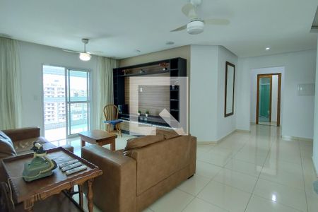 Sala de apartamento para alugar com 3 quartos, 163m² em Vila Tupi, Praia Grande