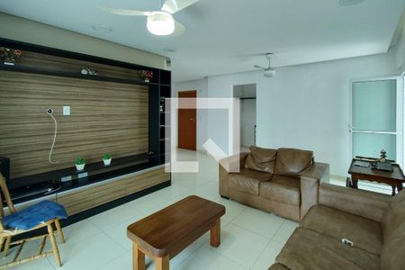 Sala de apartamento para alugar com 3 quartos, 163m² em Vila Tupi, Praia Grande