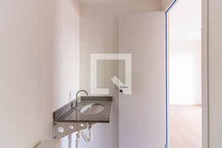 Banheiro de kitnet/studio à venda com 1 quarto, 26m² em Perdizes, São Paulo