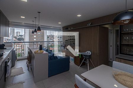 Sala/Cozinha de apartamento à venda com 2 quartos, 54m² em Vila Nair, São Paulo