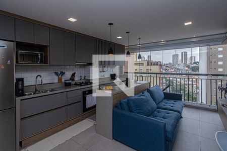 Sala/Cozinha de apartamento à venda com 2 quartos, 54m² em Vila Nair, São Paulo